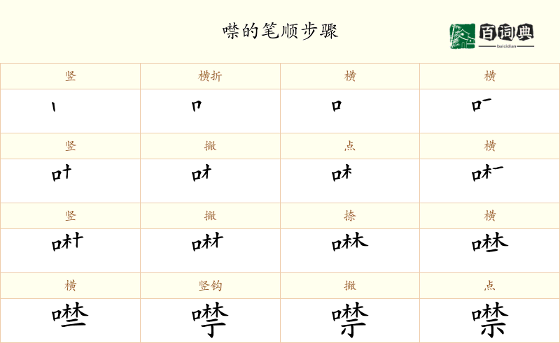 噤