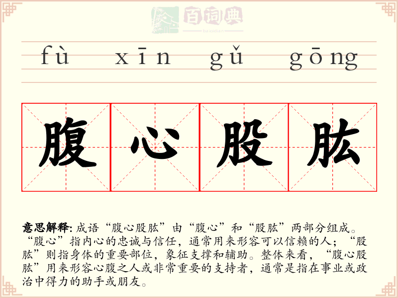 腹心股肱