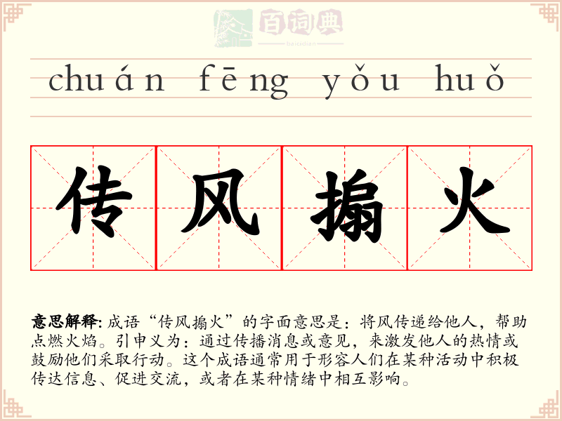 传风搧火