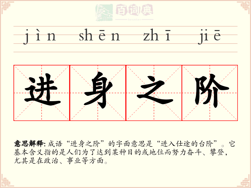 进身之阶