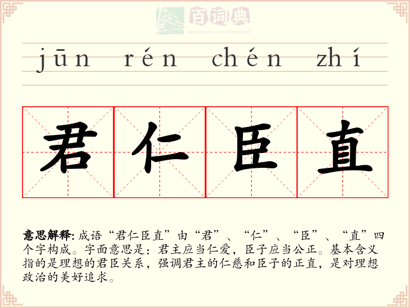 君仁臣直