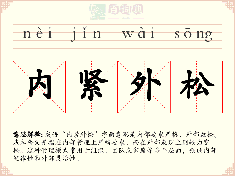 内紧外松