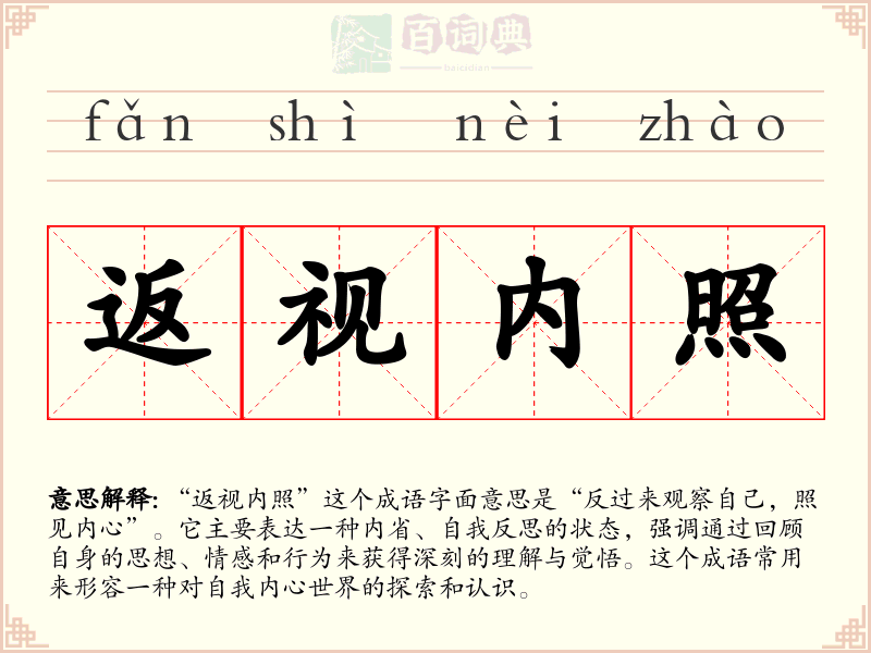 返视内照