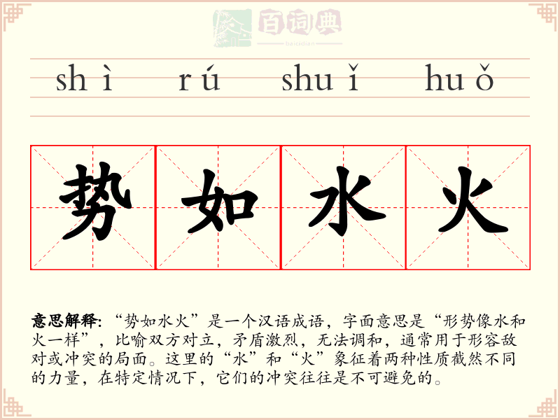 势如水火