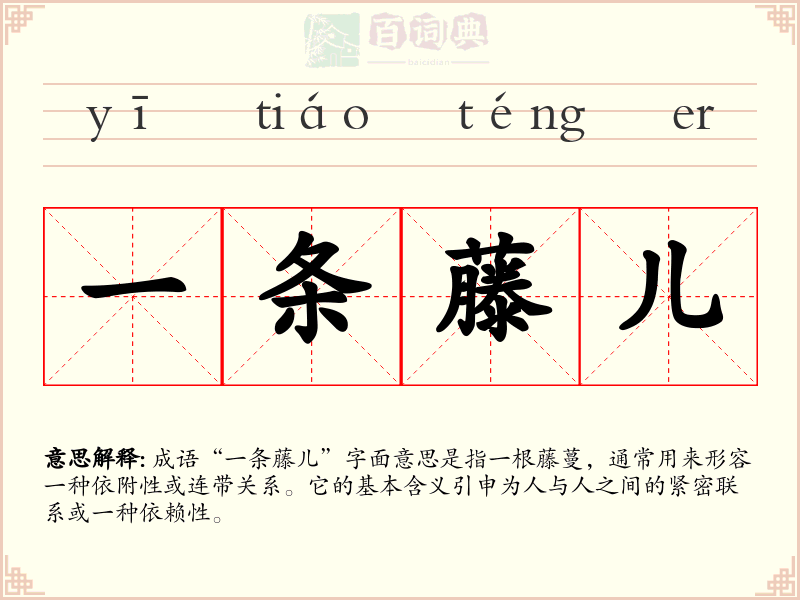 一条藤儿