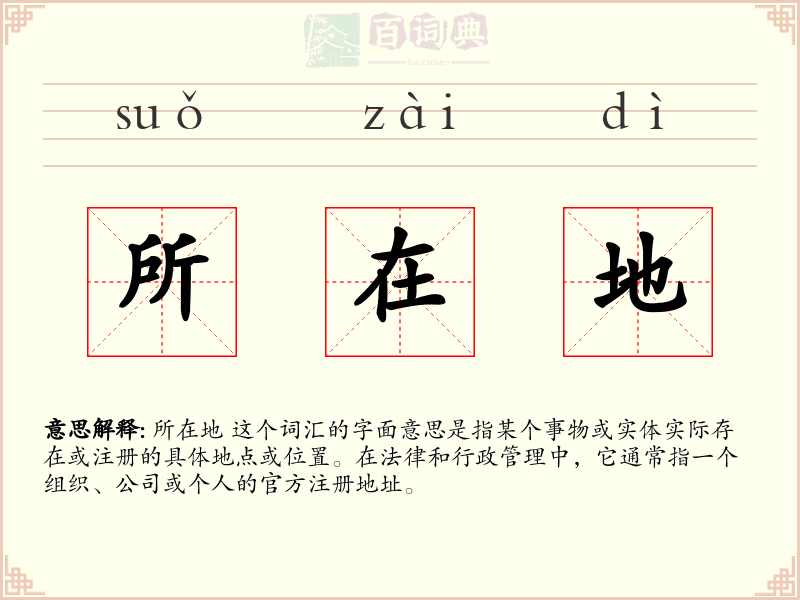 所在地