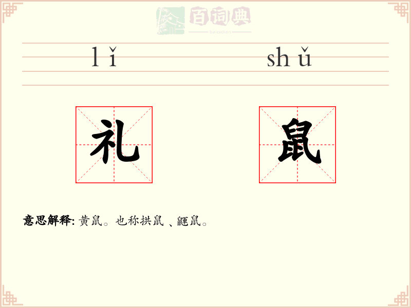礼鼠
