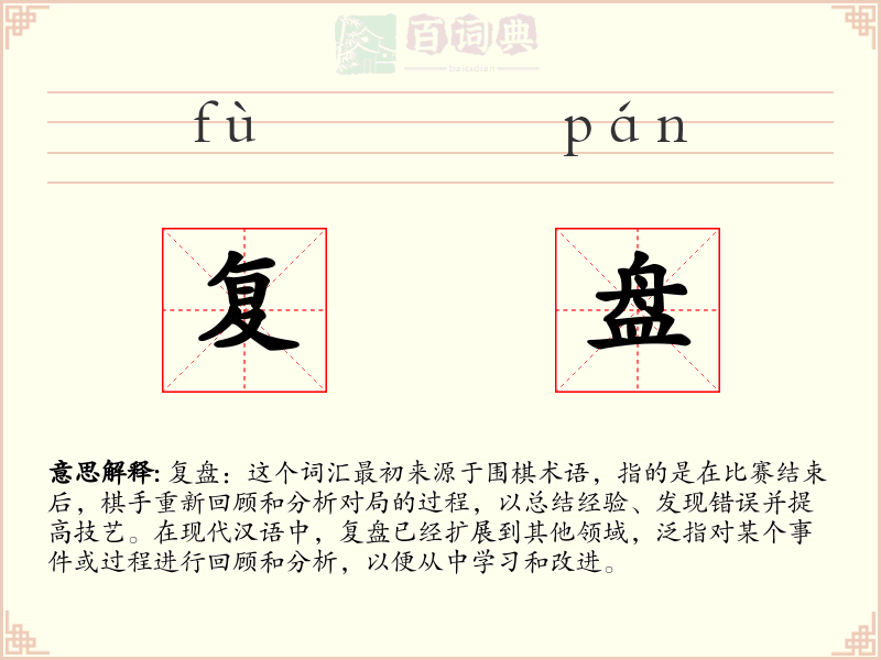 复盘