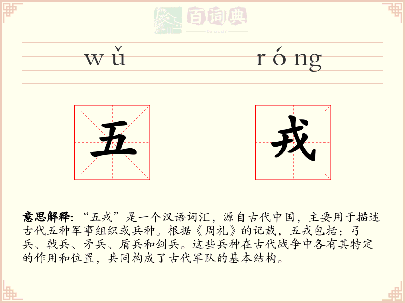 五戎