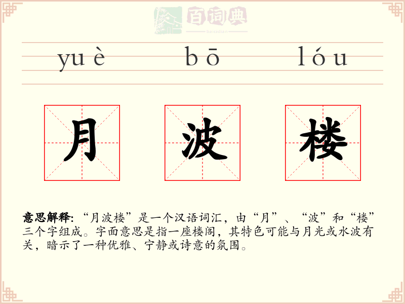 月波楼