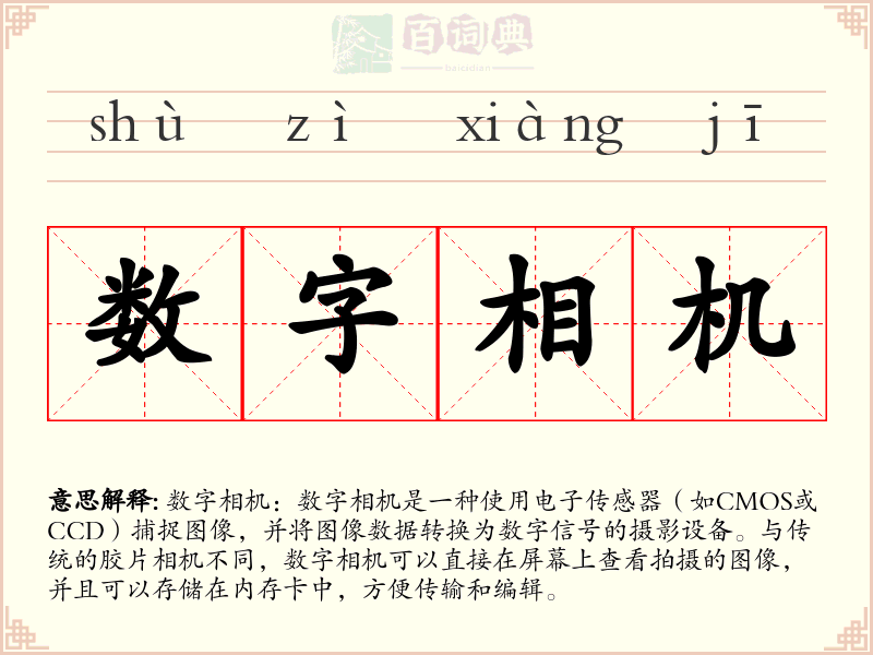数字相机