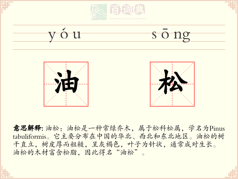 油松