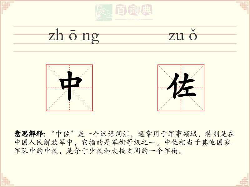 中佐