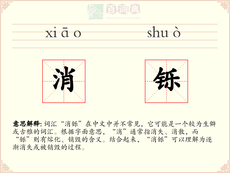消铄