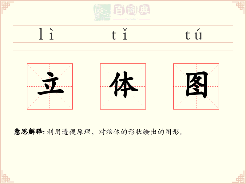 立体图