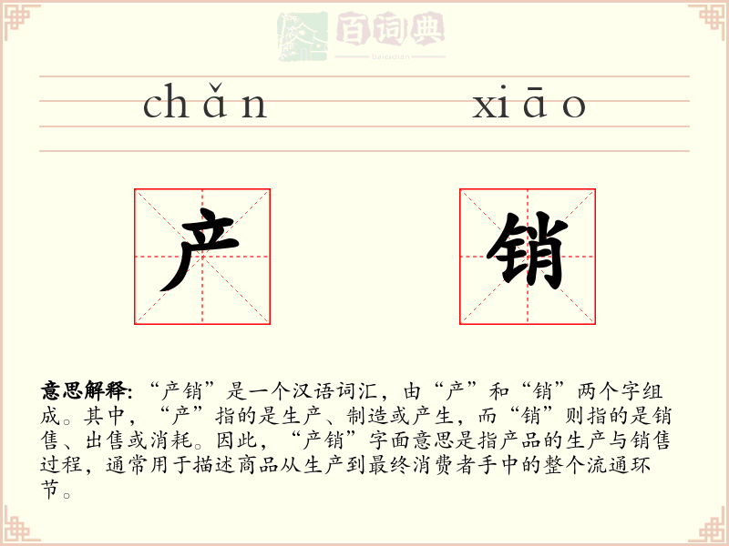 产销