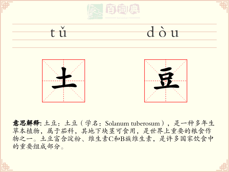 土豆