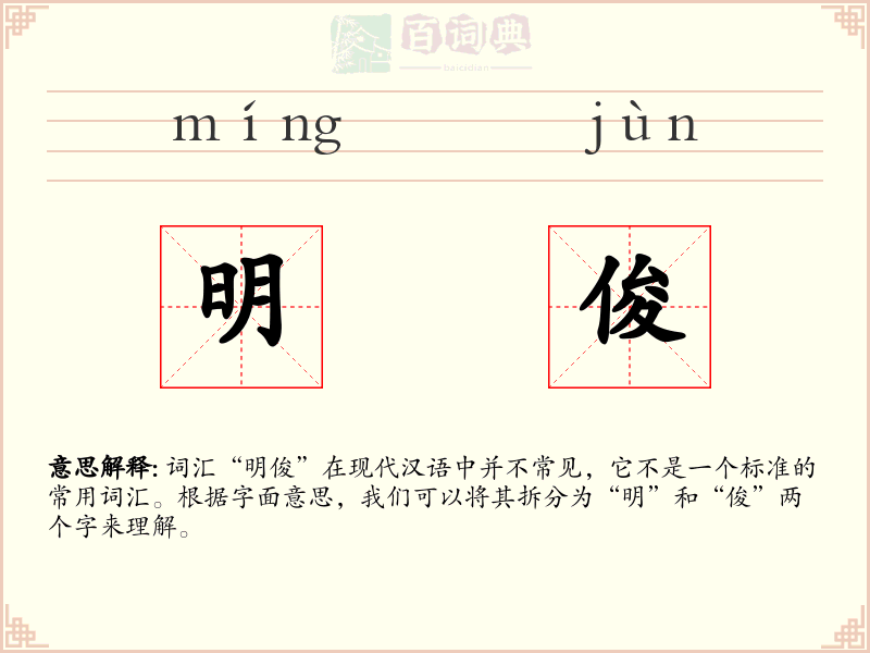 明俊