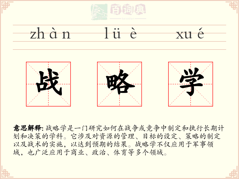 战略学