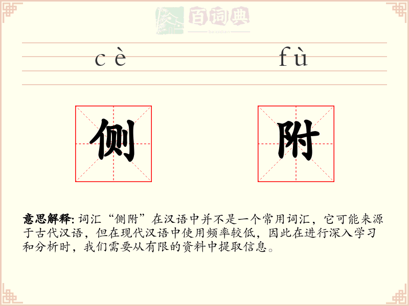 侧附