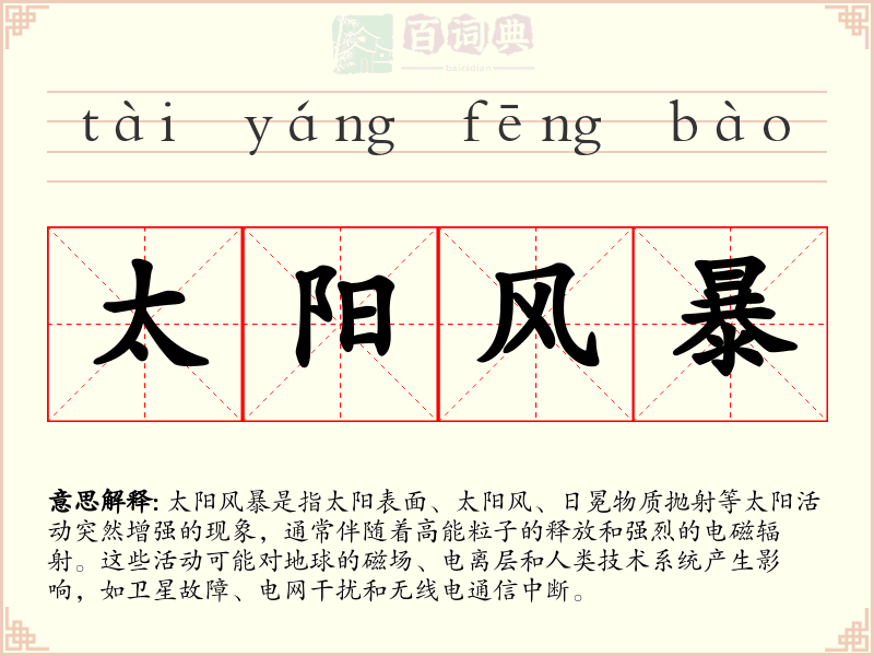 太阳风暴