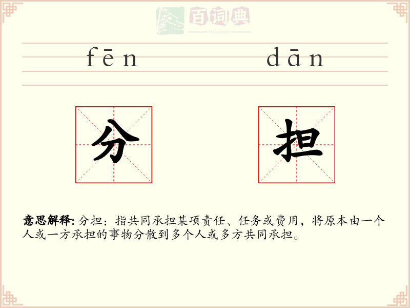 分担