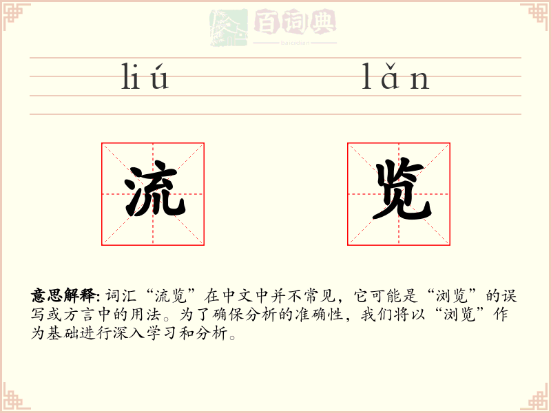 流览