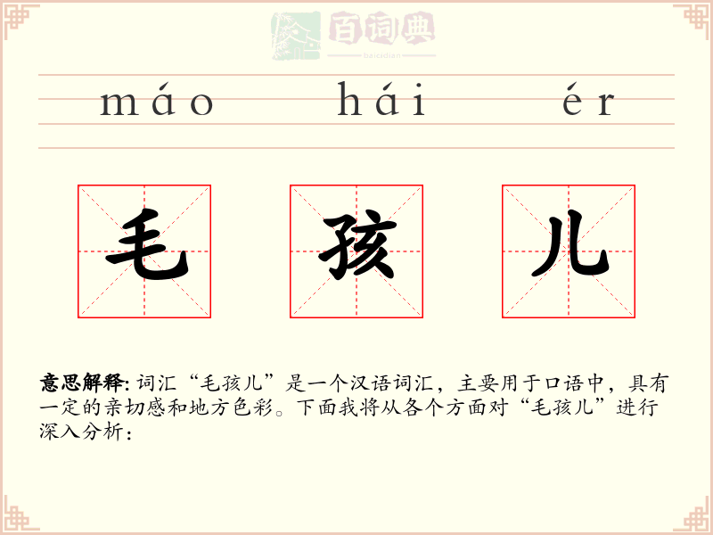 毛孩儿