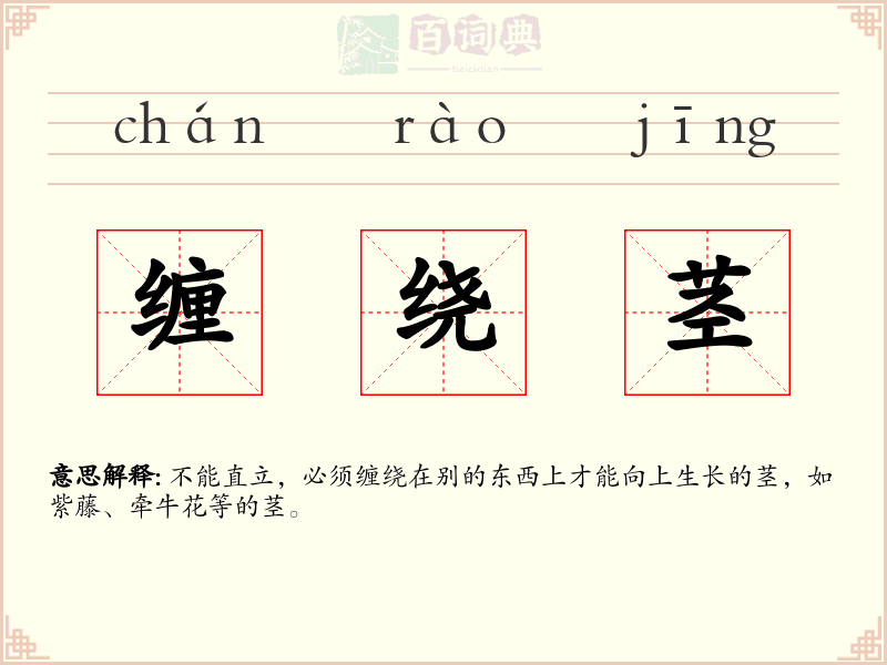 缠绕茎