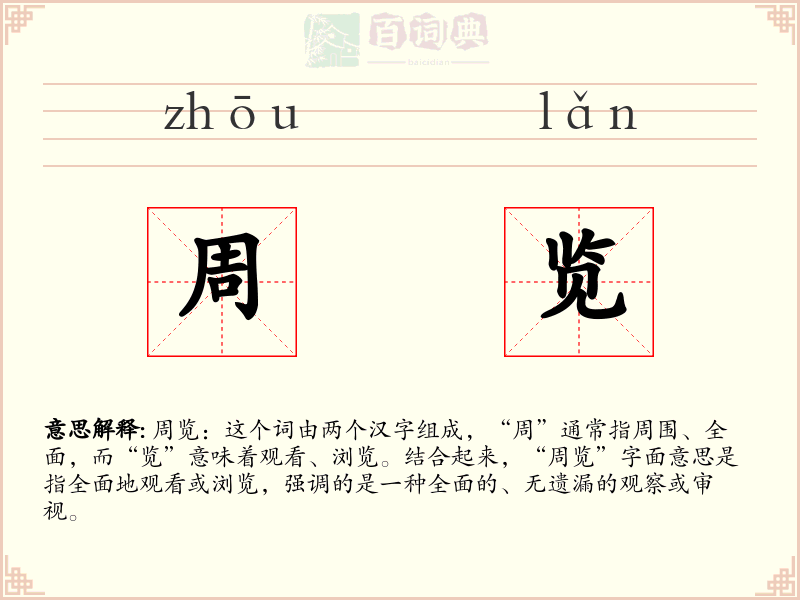周览