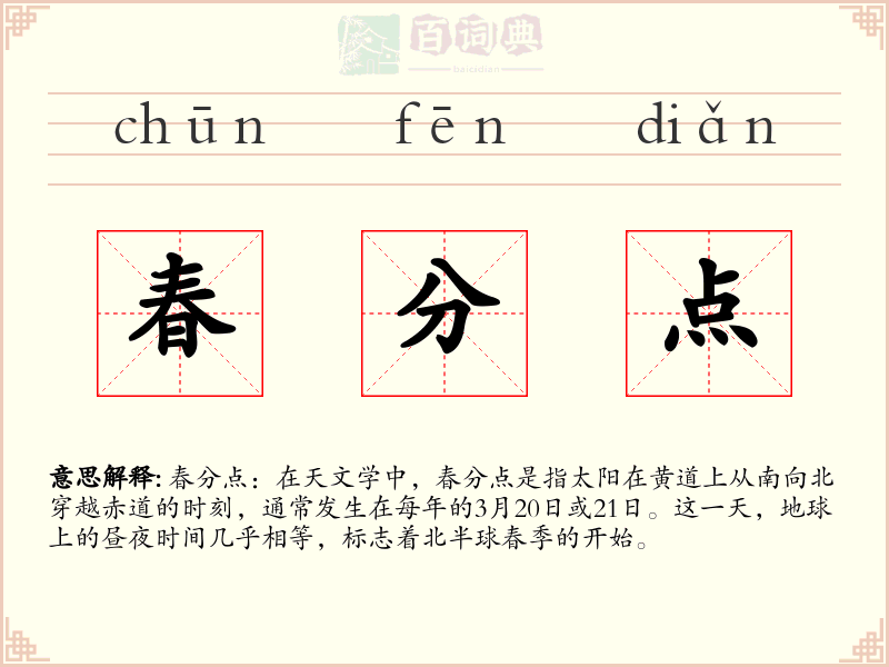 春分点