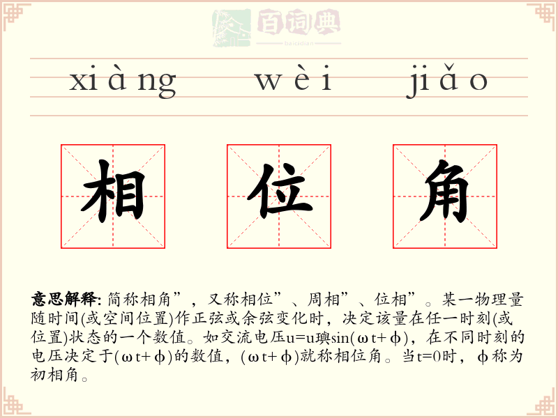 相位角