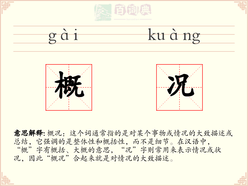 概况