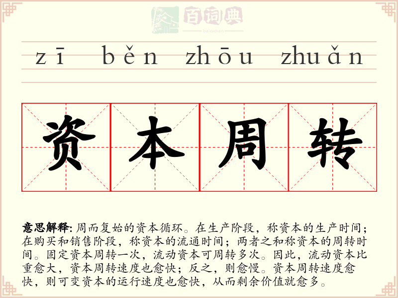 资本周转