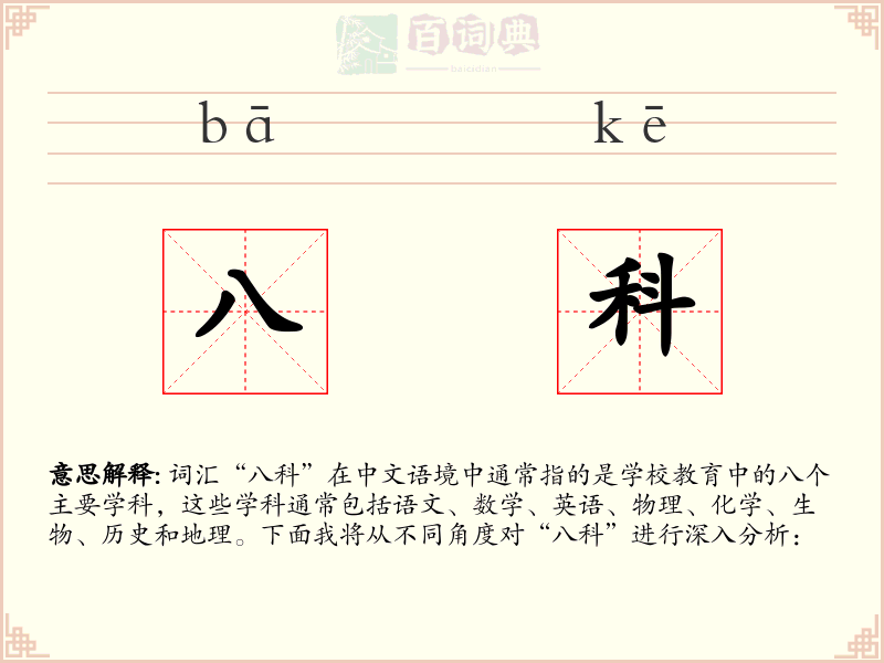 八科