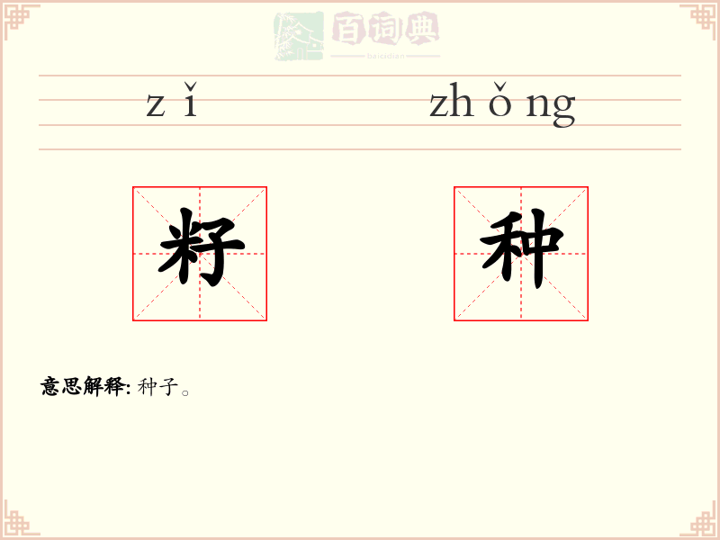 籽种