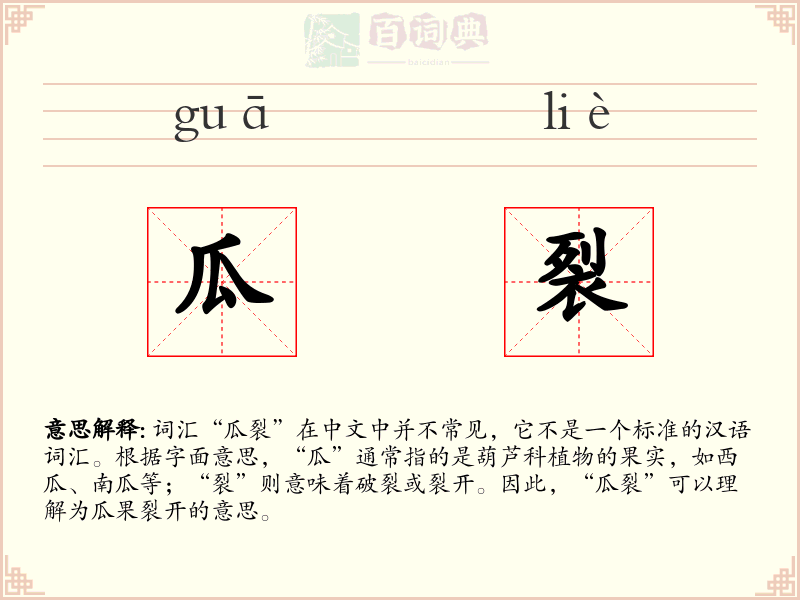 瓜裂
