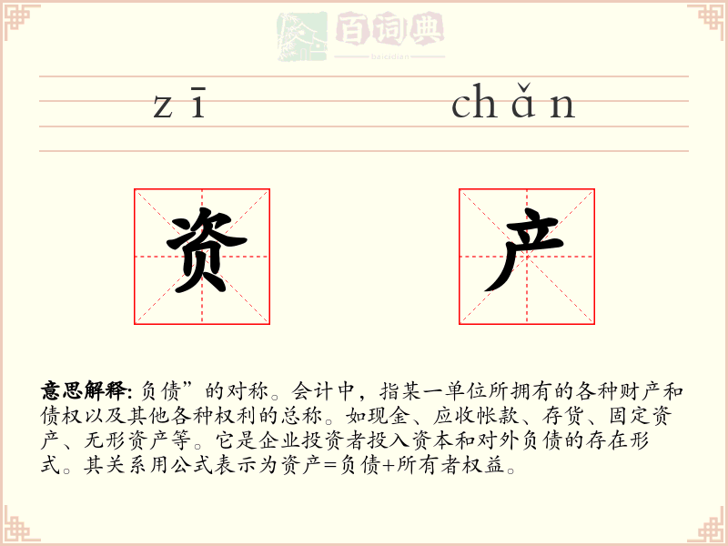 资产