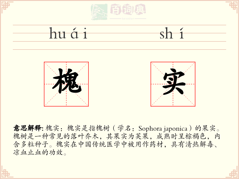 槐实