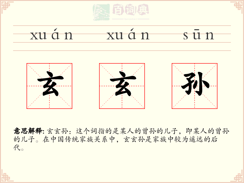 玄玄孙