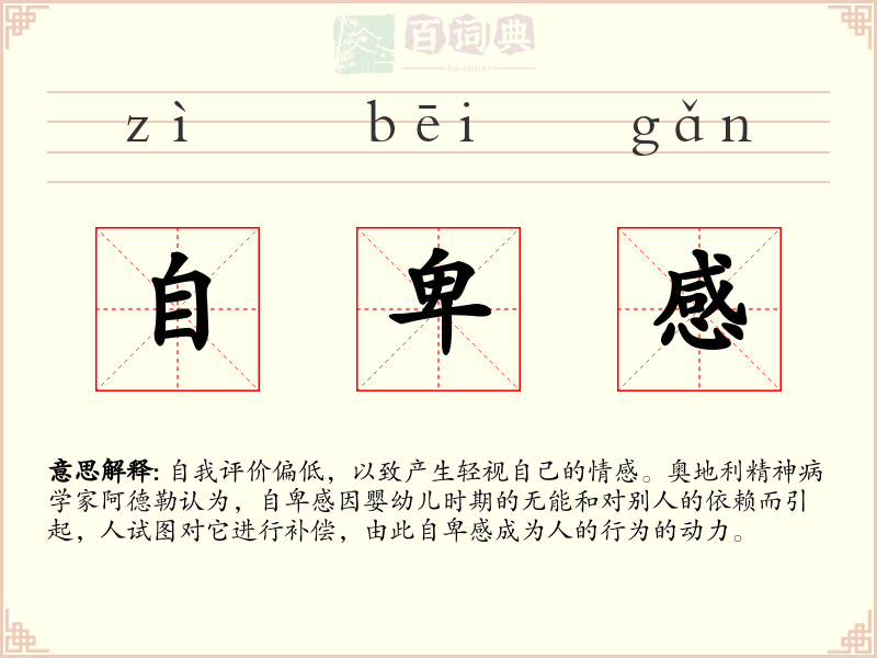 自卑感