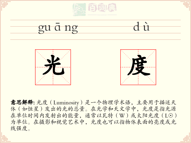 光度