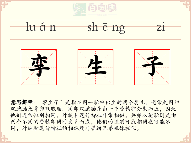 孪生子