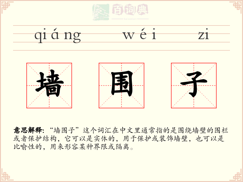 墙围子