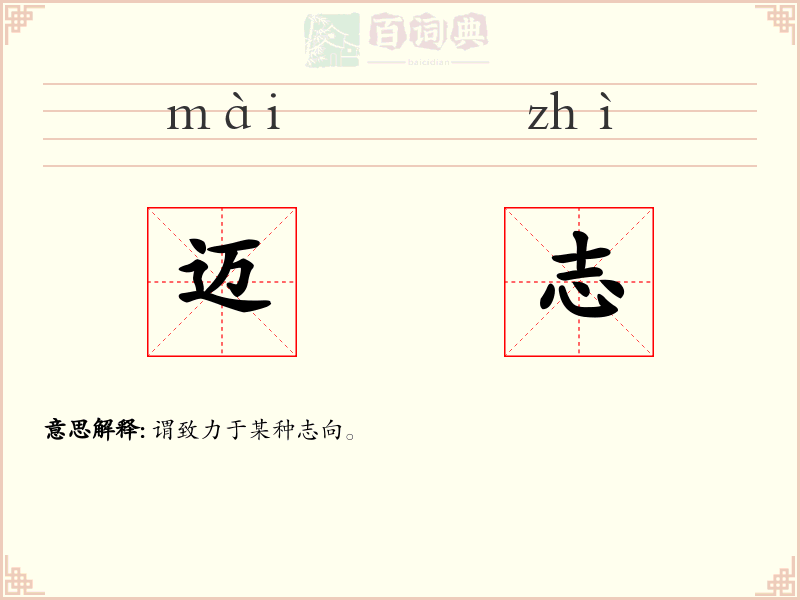 迈志