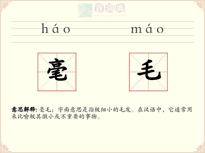 毫毛