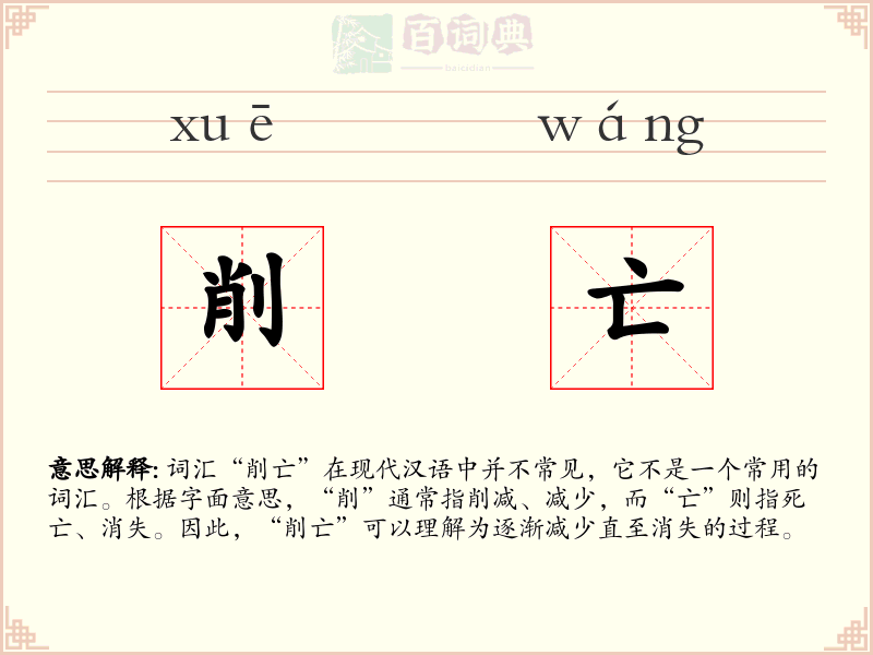 削亡