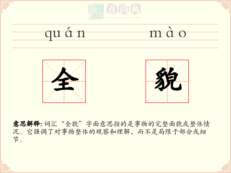 全貌