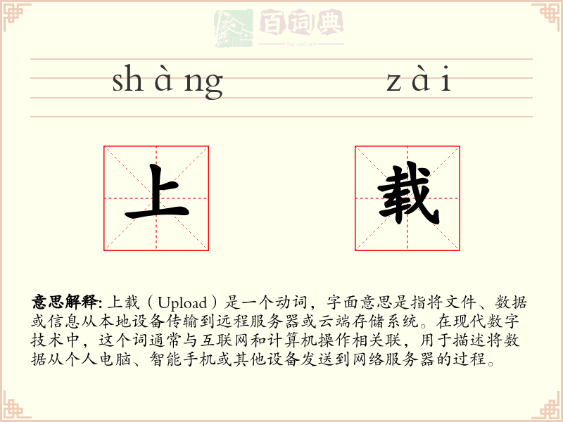 上载