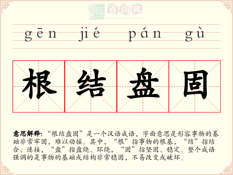 根结盘固